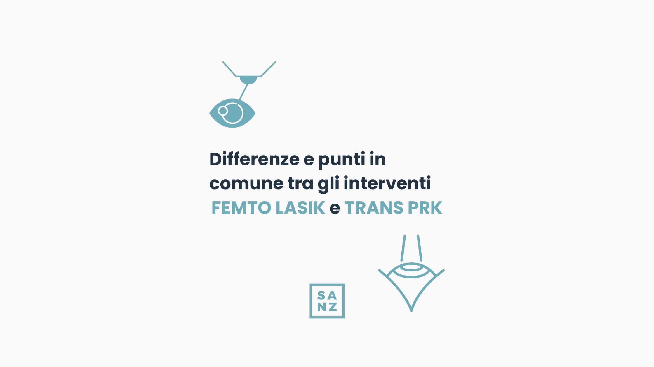 Differenze e punti in comune tra gli interventi Femto Lasik e Trans PRK